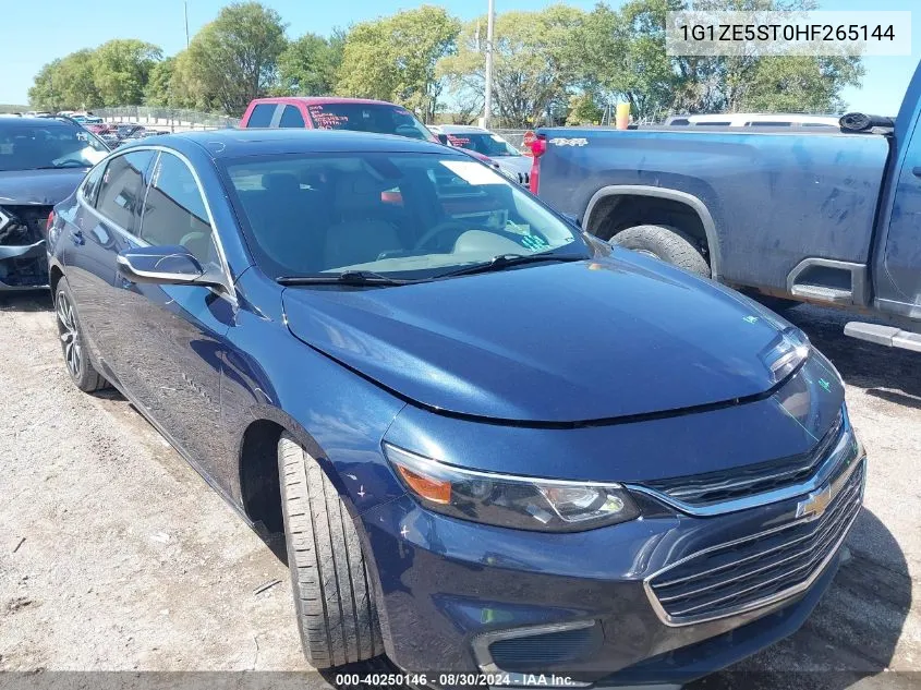 2017 Chevrolet Malibu 1Lt VIN: 1G1ZE5ST0HF265144 Lot: 40250146