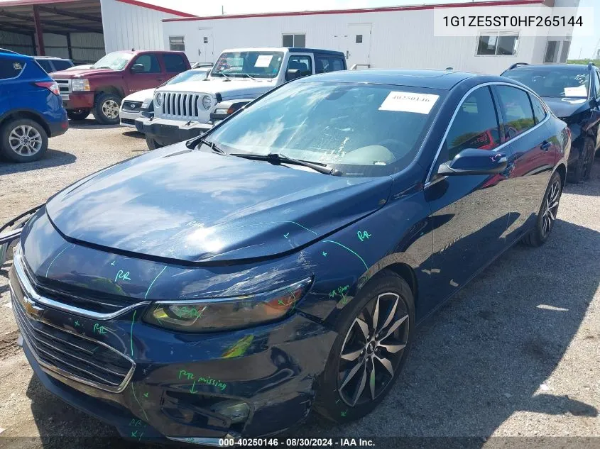 2017 Chevrolet Malibu 1Lt VIN: 1G1ZE5ST0HF265144 Lot: 40250146