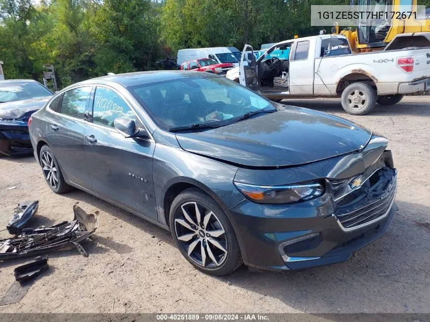 2017 Chevrolet Malibu Lt VIN: 1G1ZE5ST7HF172671 Lot: 40251889