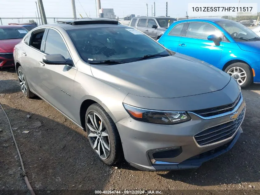 2017 Chevrolet Malibu 1Lt VIN: 1G1ZE5ST7HF211517 Lot: 40264744