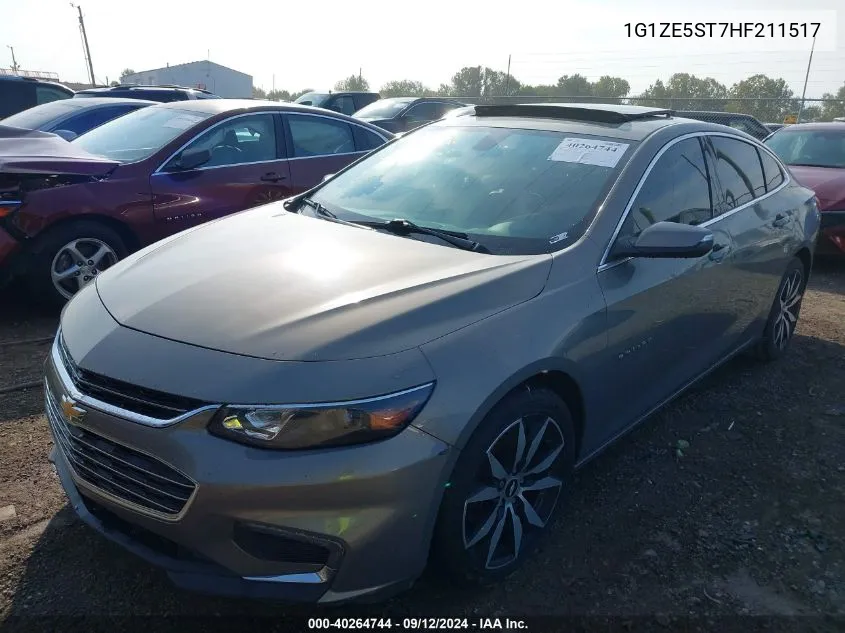 1G1ZE5ST7HF211517 2017 Chevrolet Malibu 1Lt