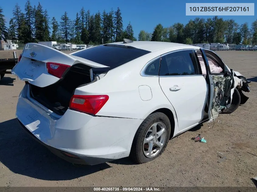 1G1ZB5ST6HF207161 2017 Chevrolet Malibu Ls