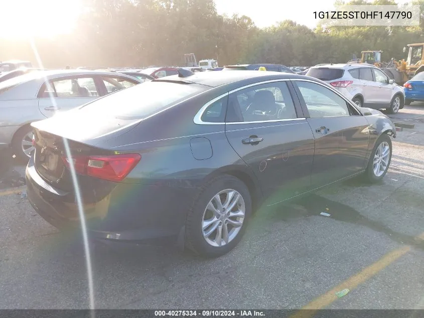 1G1ZE5ST0HF147790 2017 Chevrolet Malibu Lt