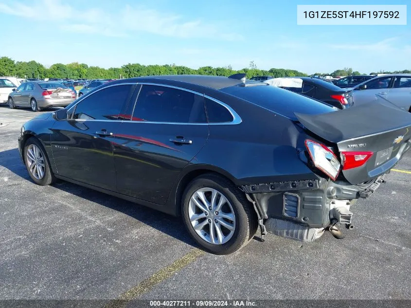 2017 Chevrolet Malibu 1Lt VIN: 1G1ZE5ST4HF197592 Lot: 40277211