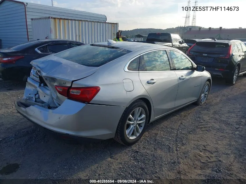 1G1ZE5ST7HF114673 2017 Chevrolet Malibu 1Lt