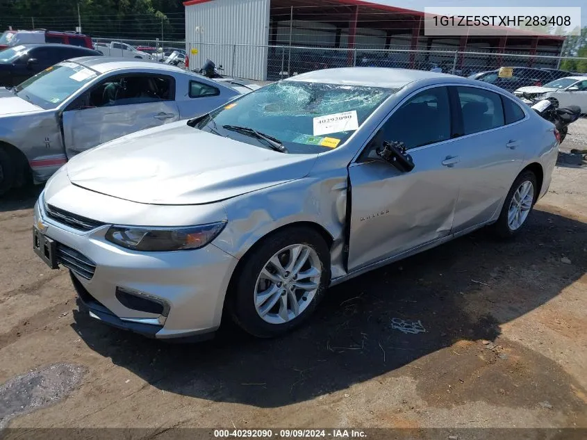 2017 Chevrolet Malibu 1Lt VIN: 1G1ZE5STXHF283408 Lot: 40292090