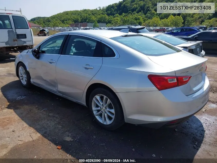 2017 Chevrolet Malibu 1Lt VIN: 1G1ZE5STXHF283408 Lot: 40292090