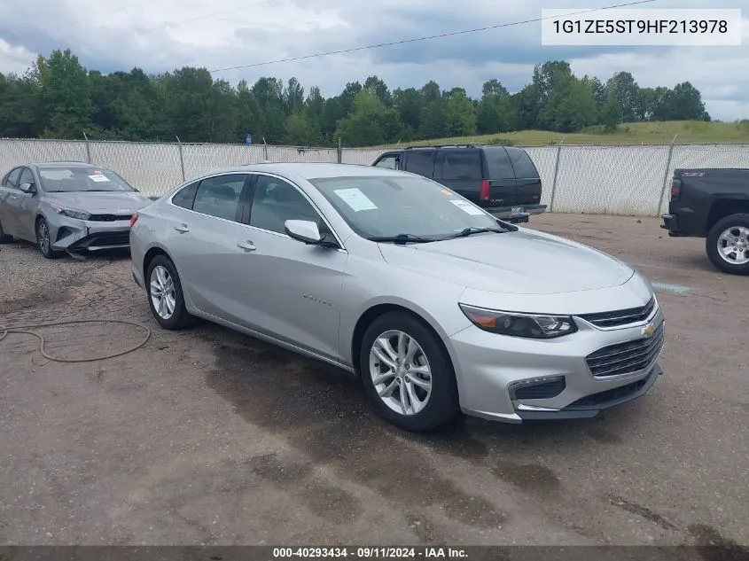 2017 Chevrolet Malibu 1Lt VIN: 1G1ZE5ST9HF213978 Lot: 40293434