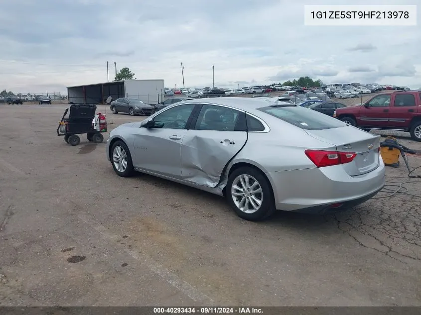 1G1ZE5ST9HF213978 2017 Chevrolet Malibu 1Lt