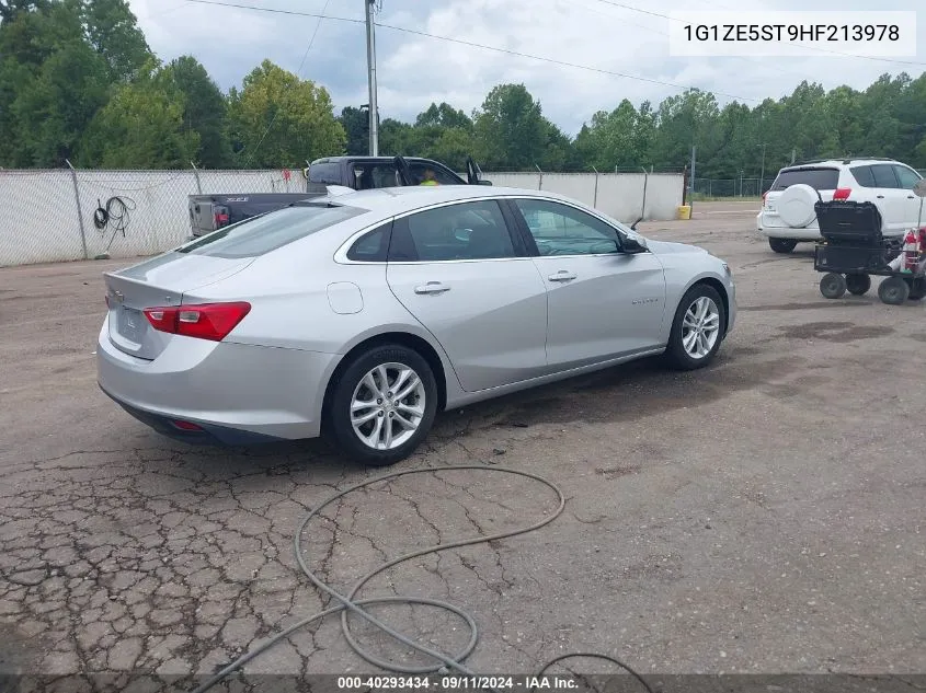 1G1ZE5ST9HF213978 2017 Chevrolet Malibu 1Lt