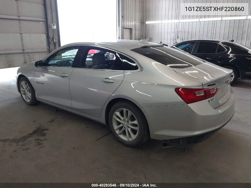 1G1ZE5STXHF220860 2017 Chevrolet Malibu 1Lt