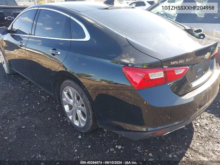 1G1ZH5SXXHF204958 2017 Chevrolet Malibu Premier