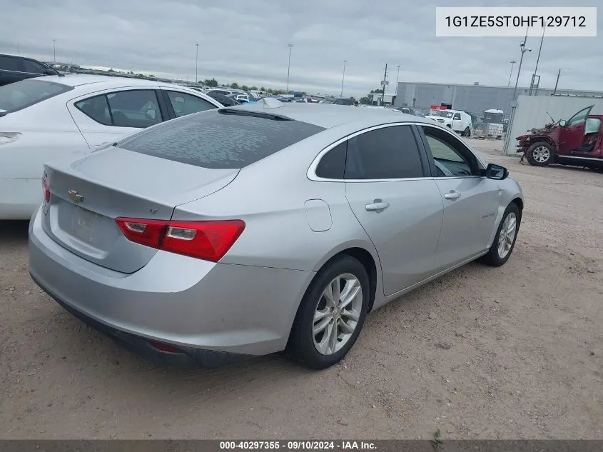 1G1ZE5ST0HF129712 2017 Chevrolet Malibu Lt