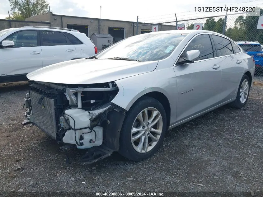 2017 Chevrolet Malibu 1Lt VIN: 1G1ZE5ST4HF248220 Lot: 40298886