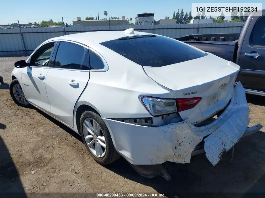 2017 Chevrolet Malibu 1Lt VIN: 1G1ZE5ST8HF192234 Lot: 40299433