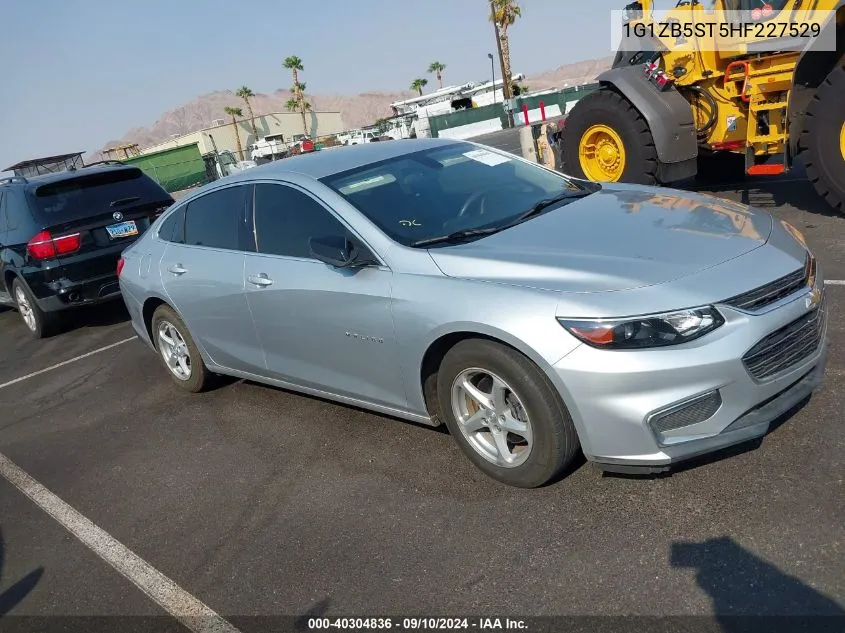 2017 Chevrolet Malibu Ls VIN: 1G1ZB5ST5HF227529 Lot: 40304836