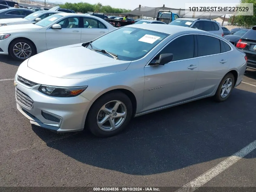 2017 Chevrolet Malibu Ls VIN: 1G1ZB5ST5HF227529 Lot: 40304836