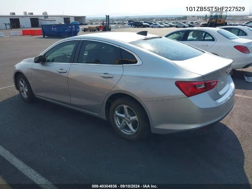 2017 Chevrolet Malibu Ls VIN: 1G1ZB5ST5HF227529 Lot: 40304836