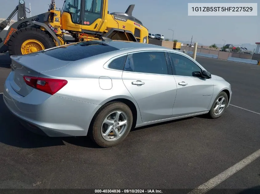 2017 Chevrolet Malibu Ls VIN: 1G1ZB5ST5HF227529 Lot: 40304836