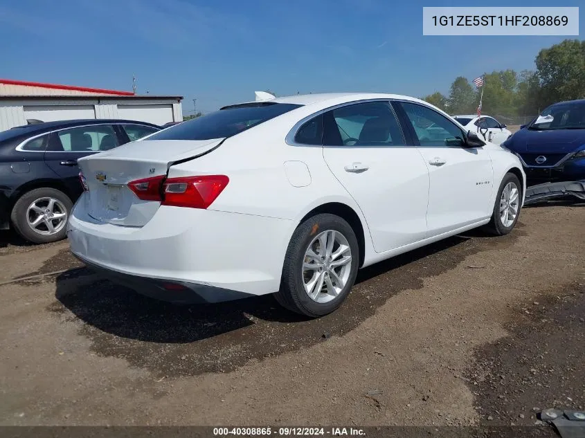 1G1ZE5ST1HF208869 2017 Chevrolet Malibu 1Lt