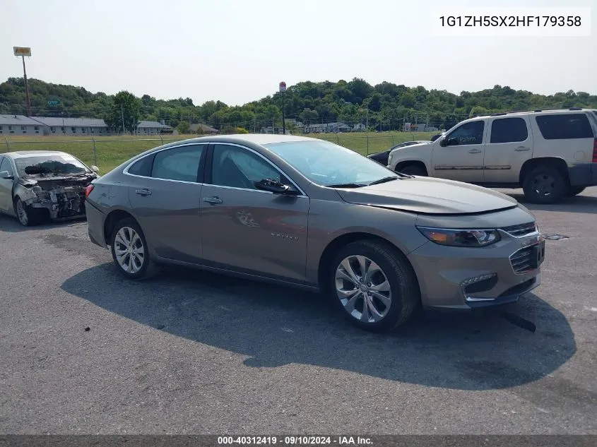 2017 Chevrolet Malibu Premier VIN: 1G1ZH5SX2HF179358 Lot: 40312419