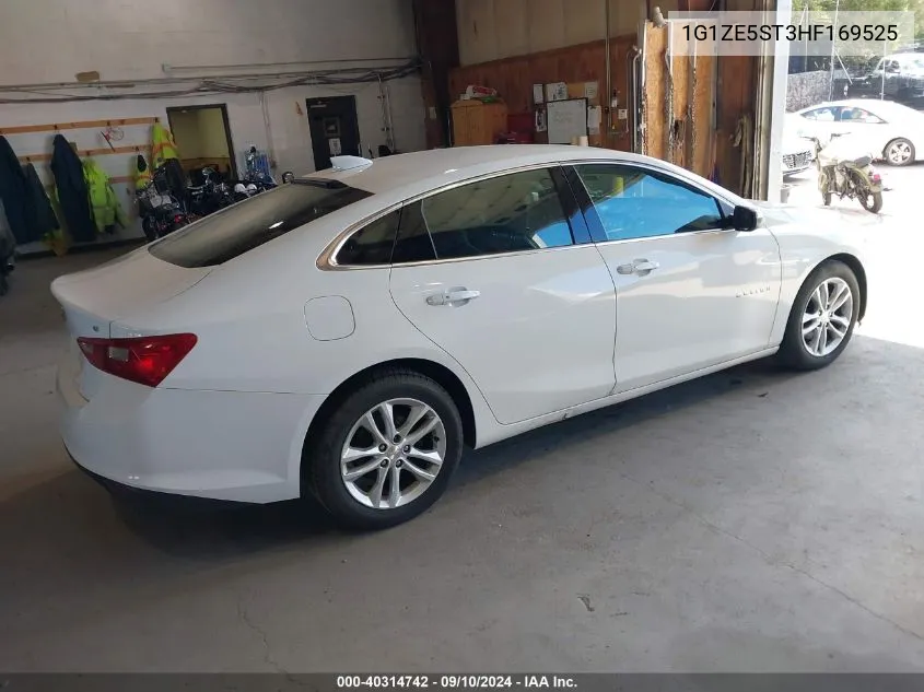 2017 Chevrolet Malibu Lt VIN: 1G1ZE5ST3HF169525 Lot: 40314742