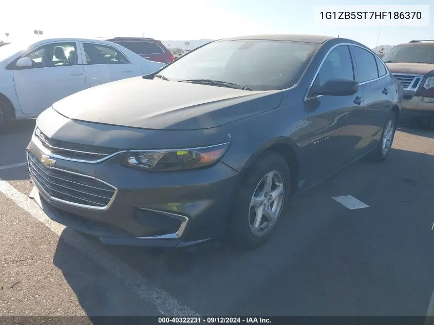 1G1ZB5ST7HF186370 2017 Chevrolet Malibu Ls