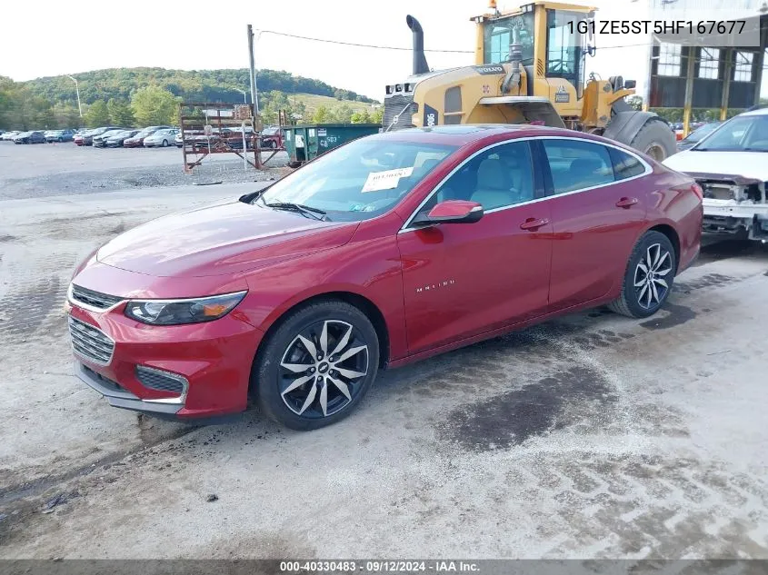 2017 Chevrolet Malibu 1Lt VIN: 1G1ZE5ST5HF167677 Lot: 40330483