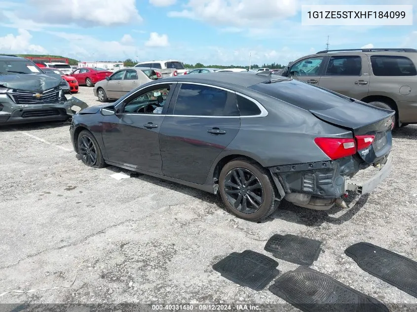 1G1ZE5STXHF184099 2017 Chevrolet Malibu Lt