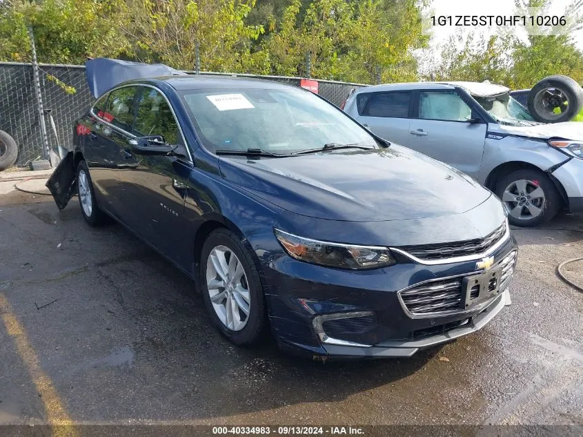 1G1ZE5ST0HF110206 2017 Chevrolet Malibu Lt