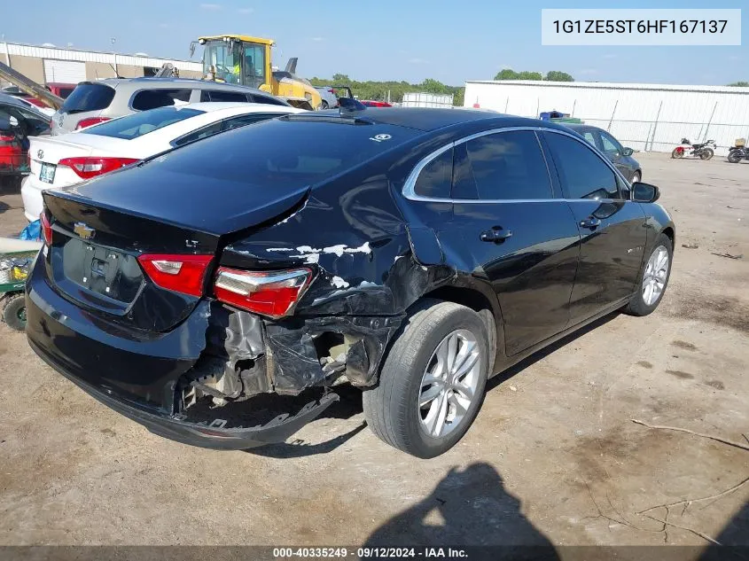 2017 Chevrolet Malibu 1Lt VIN: 1G1ZE5ST6HF167137 Lot: 40335249