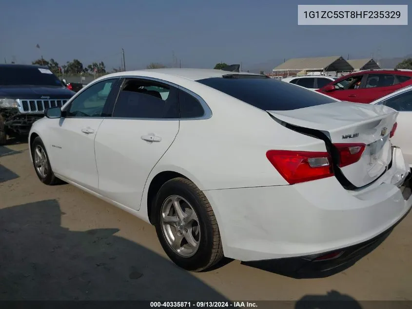 1G1ZC5ST8HF235329 2017 Chevrolet Malibu 1Fl