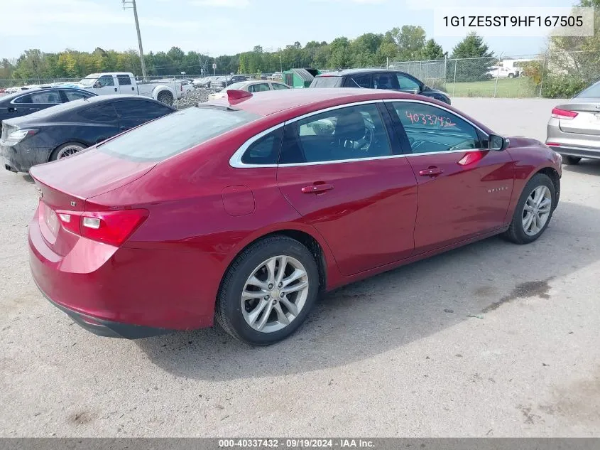 2017 Chevrolet Malibu 1Lt VIN: 1G1ZE5ST9HF167505 Lot: 40337432