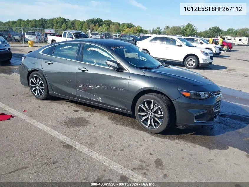 2017 Chevrolet Malibu Lt VIN: 1G1ZE5ST8HF267112 Lot: 40341520