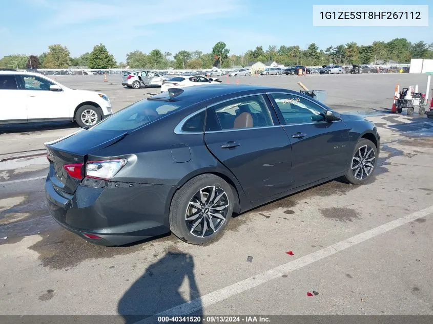 2017 Chevrolet Malibu Lt VIN: 1G1ZE5ST8HF267112 Lot: 40341520