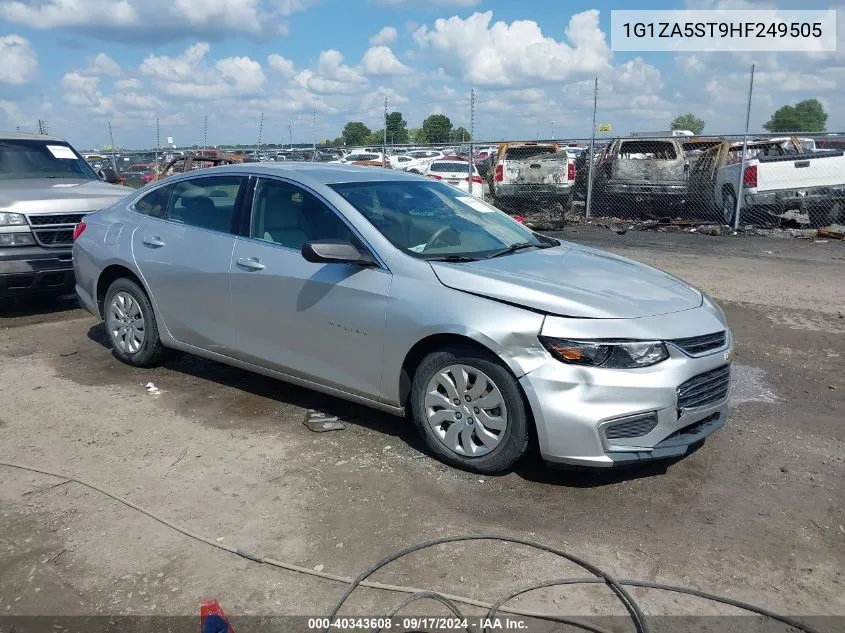 1G1ZA5ST9HF249505 2017 Chevrolet Malibu L