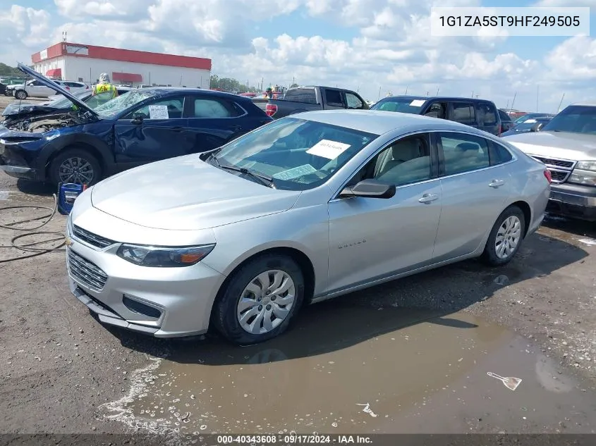 2017 Chevrolet Malibu L VIN: 1G1ZA5ST9HF249505 Lot: 40343608