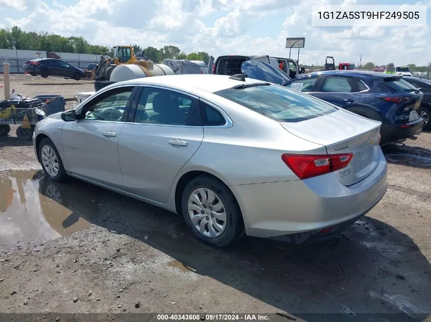 2017 Chevrolet Malibu L VIN: 1G1ZA5ST9HF249505 Lot: 40343608