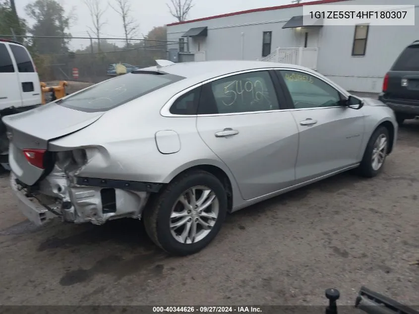 2017 Chevrolet Malibu Lt VIN: 1G1ZE5ST4HF180307 Lot: 40344626