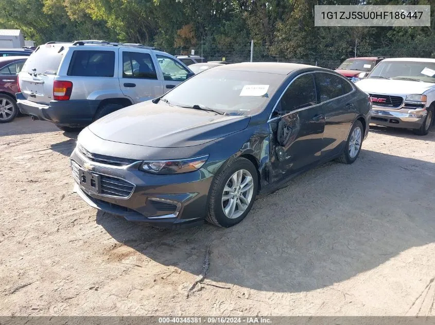 2017 Chevrolet Malibu Hybrid VIN: 1G1ZJ5SU0HF186447 Lot: 40345381