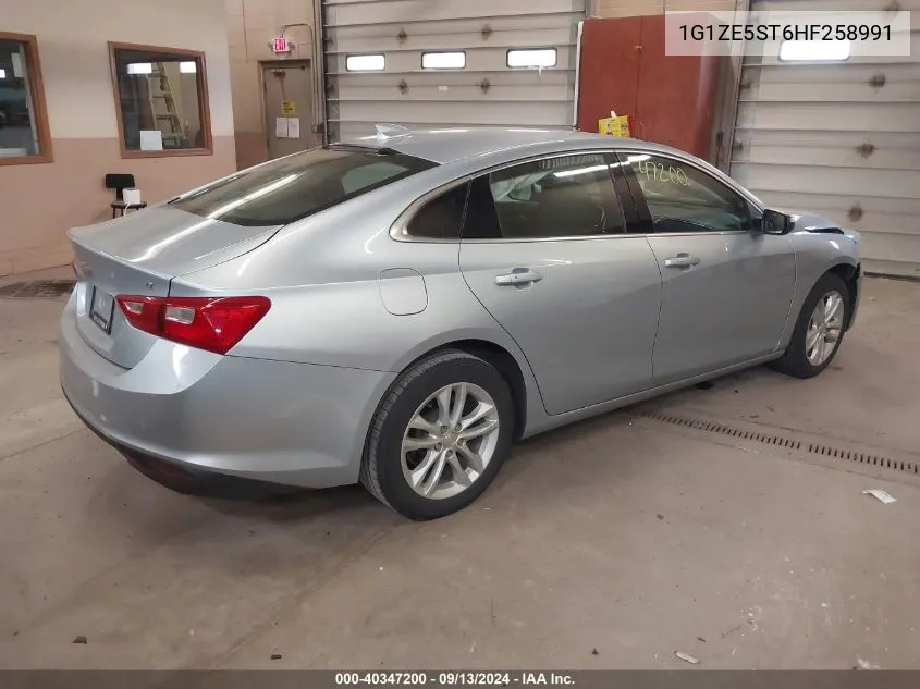 2017 Chevrolet Malibu 1Lt VIN: 1G1ZE5ST6HF258991 Lot: 40347200