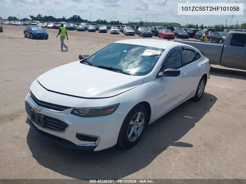 2017 Chevrolet Malibu 1Fl VIN: 1G1ZC5ST2HF101058 Lot: 40348261