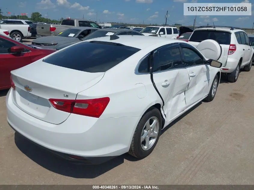 2017 Chevrolet Malibu 1Fl VIN: 1G1ZC5ST2HF101058 Lot: 40348261