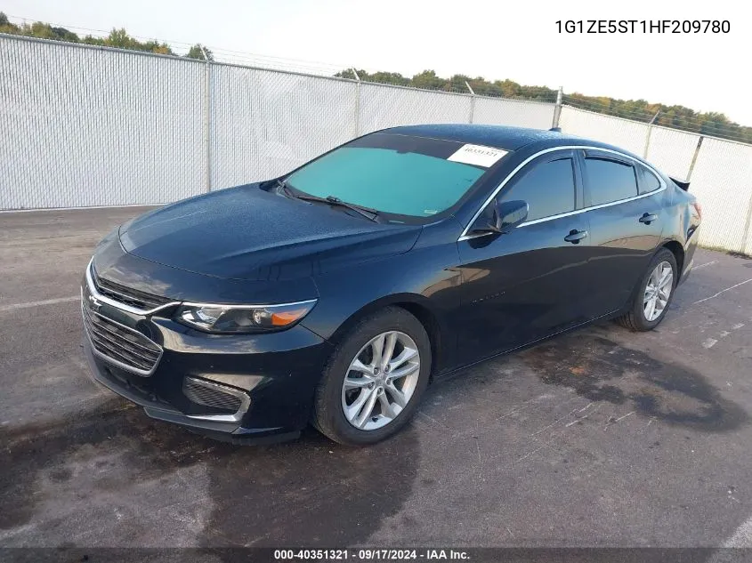 2017 Chevrolet Malibu 1Lt VIN: 1G1ZE5ST1HF209780 Lot: 40351321