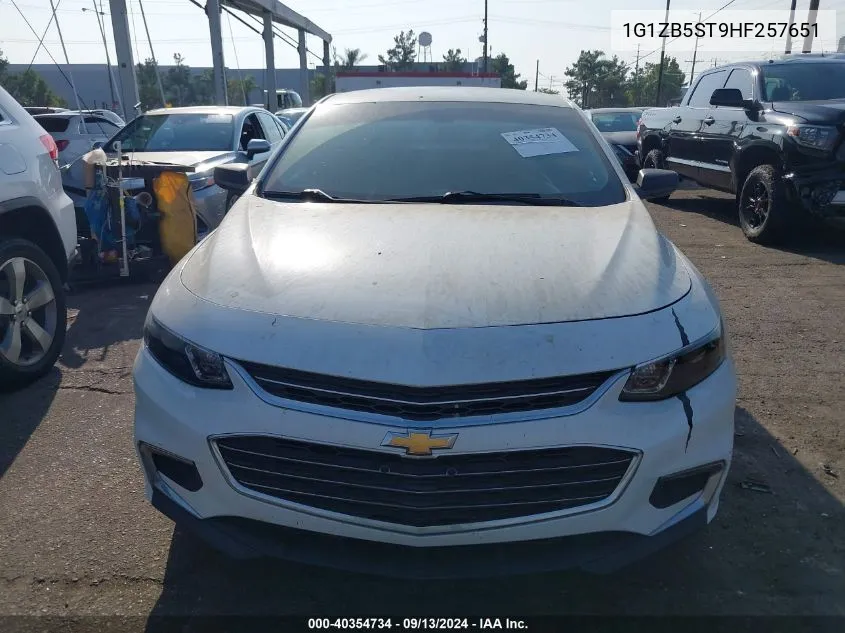 1G1ZB5ST9HF257651 2017 Chevrolet Malibu Ls