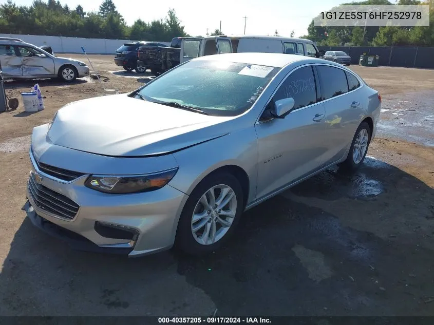 2017 Chevrolet Malibu 1Lt VIN: 1G1ZE5ST6HF252978 Lot: 40357205