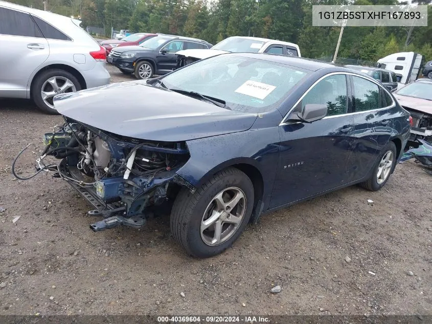 2017 Chevrolet Malibu Ls VIN: 1G1ZB5STXHF167893 Lot: 40369604