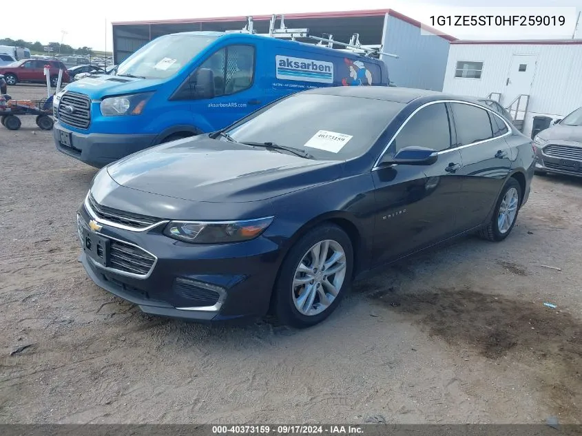 2017 Chevrolet Malibu 1Lt VIN: 1G1ZE5ST0HF259019 Lot: 40373159