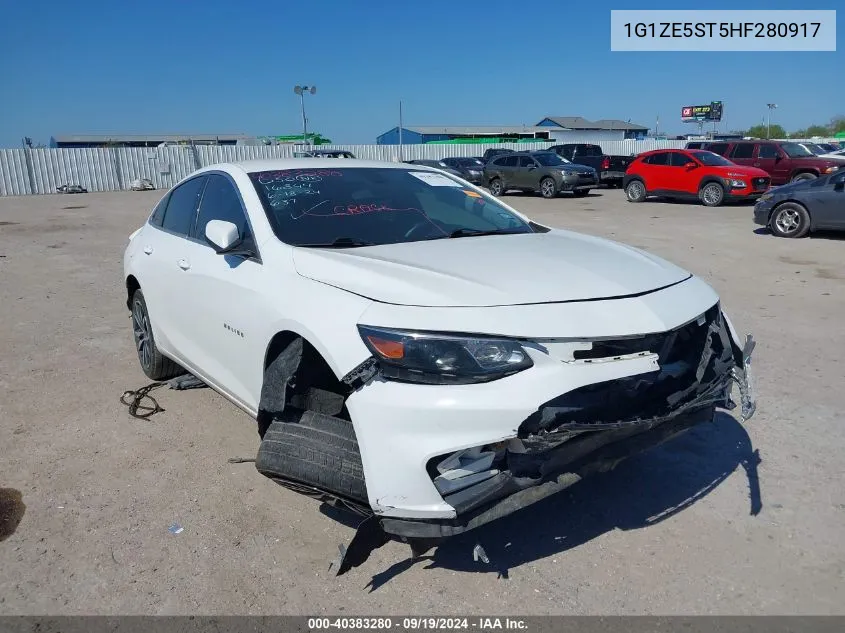 2017 Chevrolet Malibu 1Lt VIN: 1G1ZE5ST5HF280917 Lot: 40383280