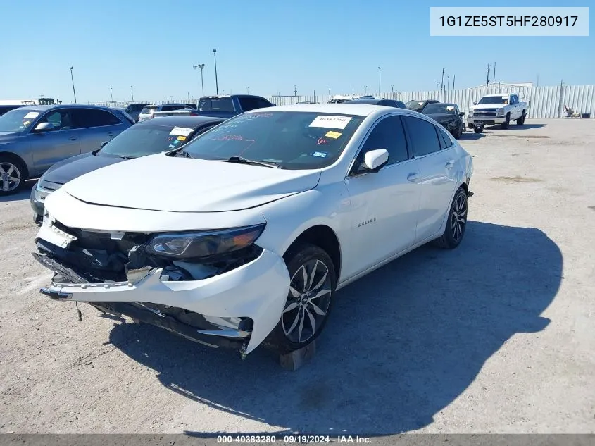 2017 Chevrolet Malibu 1Lt VIN: 1G1ZE5ST5HF280917 Lot: 40383280